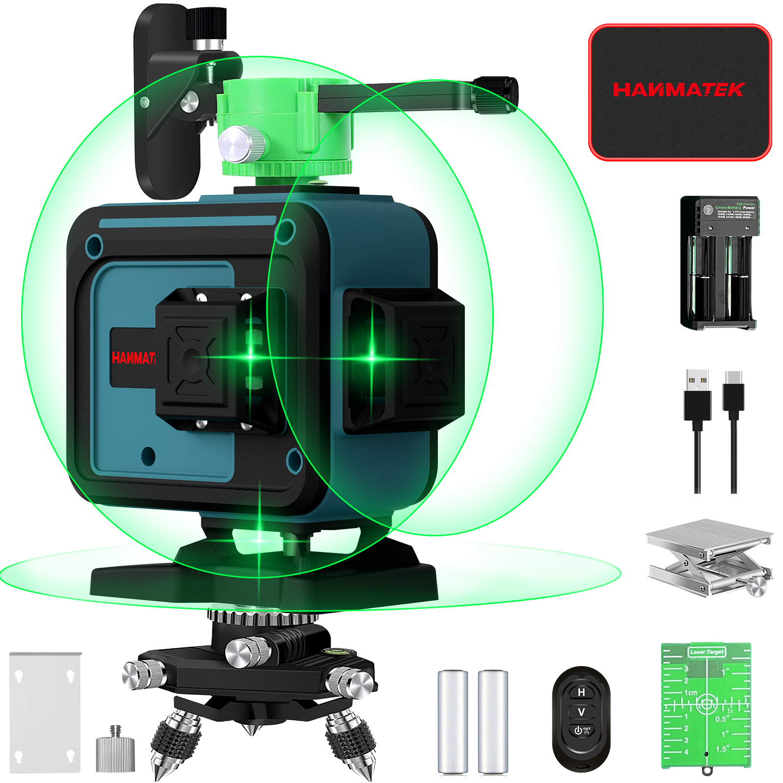 LD Green 12-wire ground levelling device